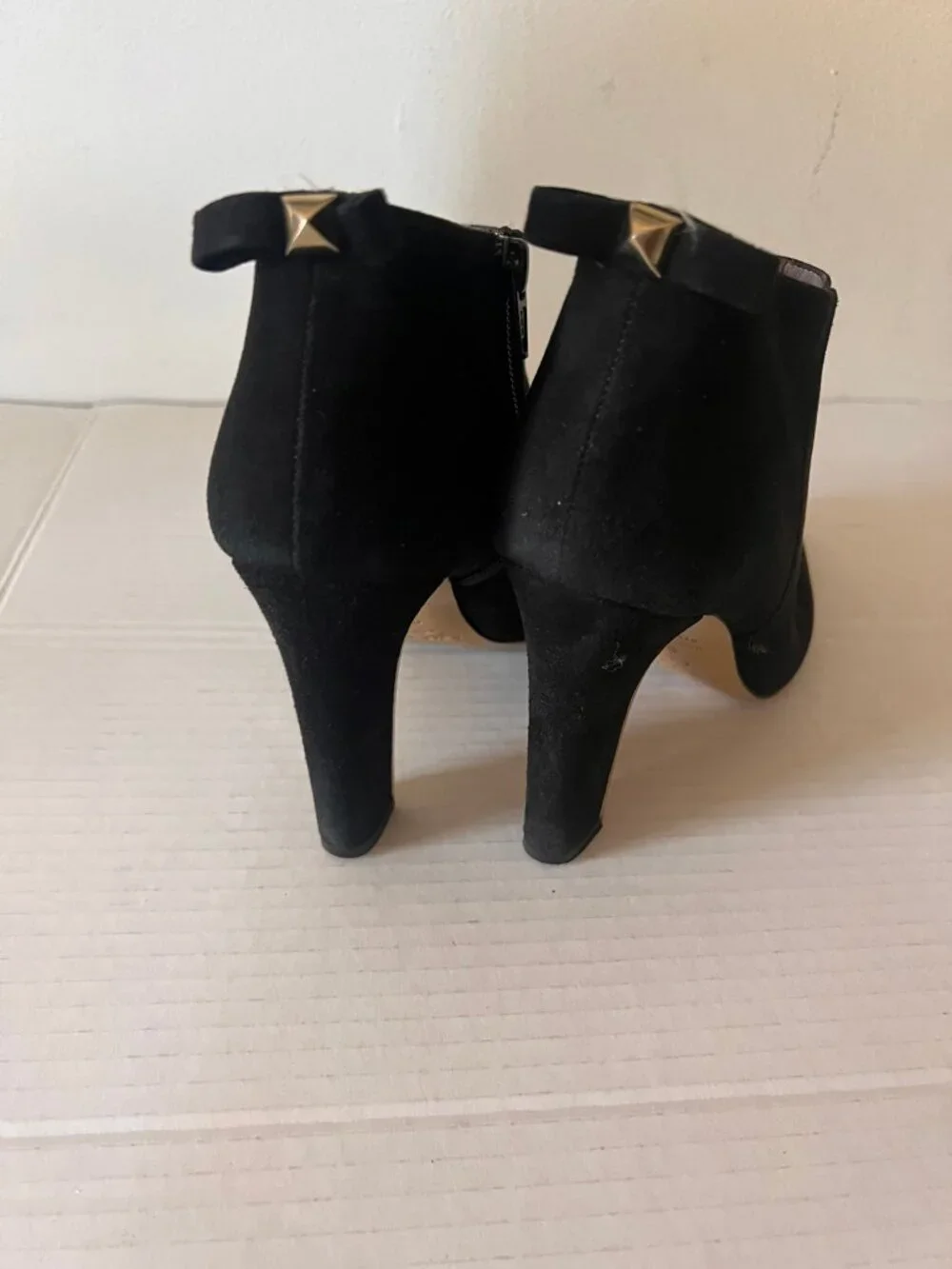 KATE SPADE NEW YORK SUEDE NETTA ANKLE BOOTS BOOTIE SIZE 6.5